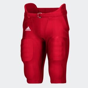 NWT Adidas Integrated Red Football Pants With Pads Mens Size Medium